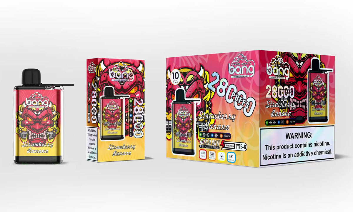 Bang 28000 28K Puffs Original Adjustable Ice level Disposable Vape Pen