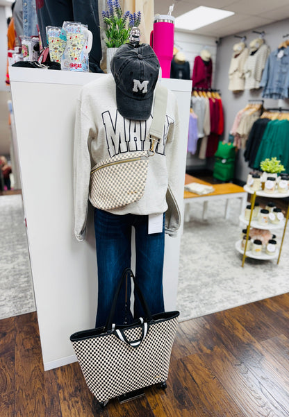 Mama Varsity Graphic Print Sweatshirt