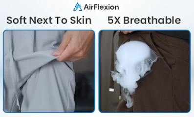 ⏳Limited-time 50% off⏰AirFlexion - Pull On Ice Silk Stretch Smart Casual Pants
