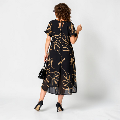 Ismara - Lightweight V-Neck Midi Dress