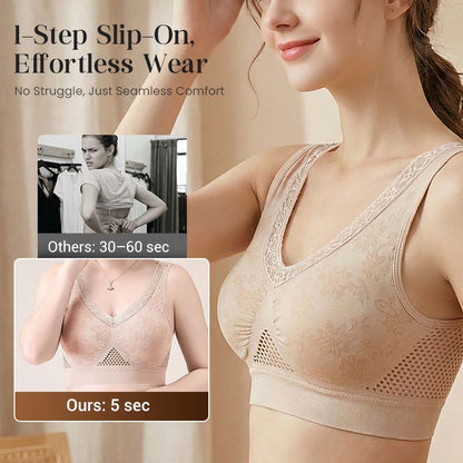 💗LAST DAY - BUY 1 GET 1 FREE💐 Buy One Get One Free 🎁  Pure Cotton Buttonless Comfy Lifting Bra
