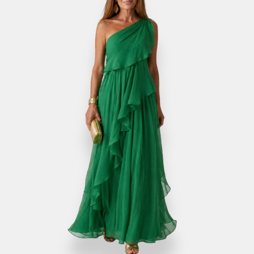 Heloisia - Luxe One-Shoulder Evening Gown