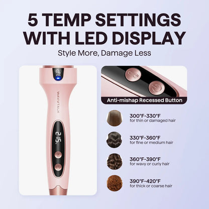 Protective Heated Comb – Gentle Curls Without Damage