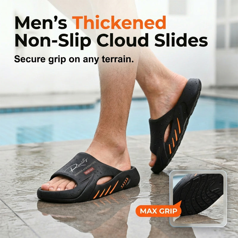 🥳SUMMER HOT SALE🥳💞50K+ SOLD!💥60% OFF! 🔥Non-Slip Thick Sole Cloud Slides for Men
