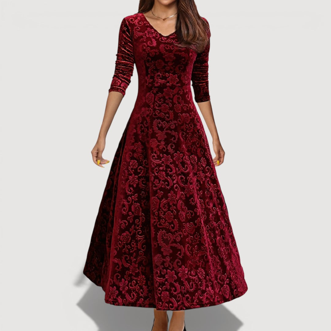 Orliya - Luxe Soft-Touch Evening Dress