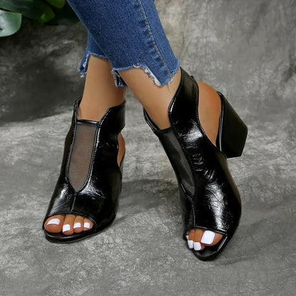 Rumi - Supportive Open-Toe Mules