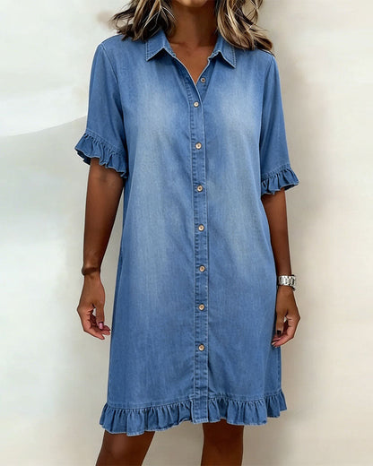 Kirella - Button Front Shirt Dress