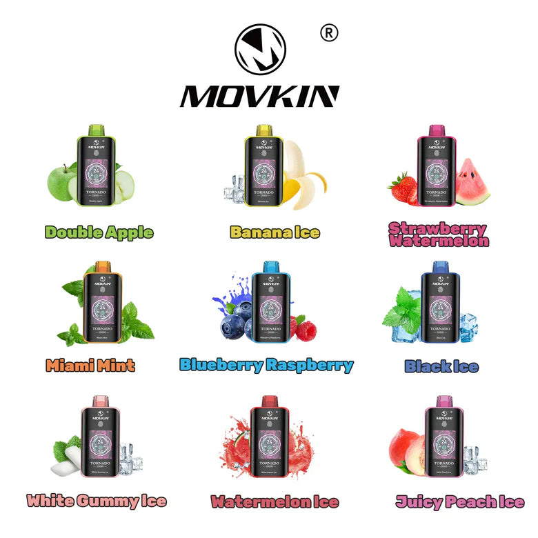 Fumot MOVKIN Tornado 25000 25K Puffs Touch Switch Disposable Vape