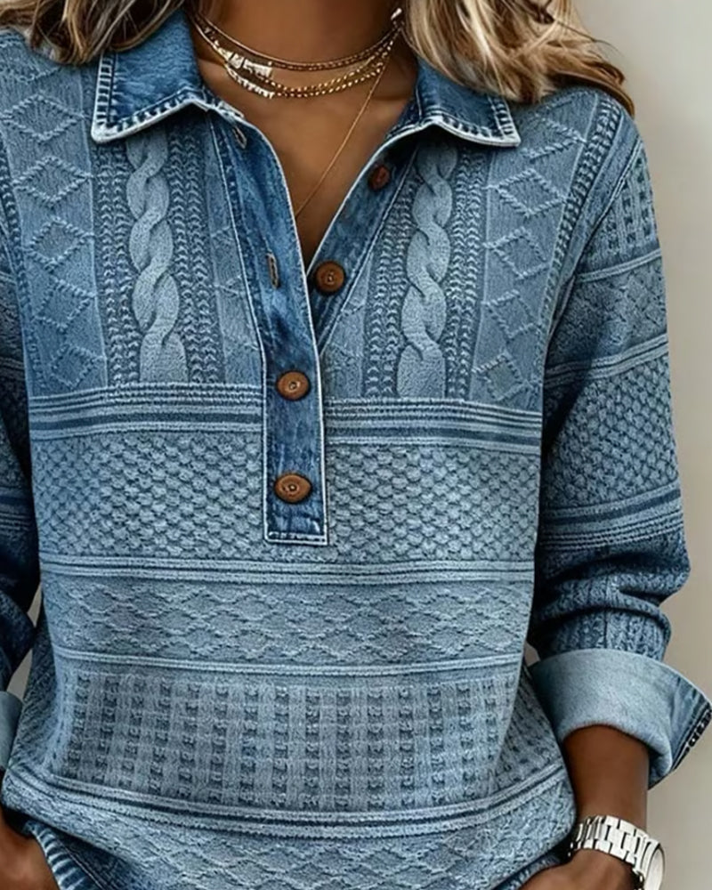 Orlissey - Textured Button-Up Shirt
