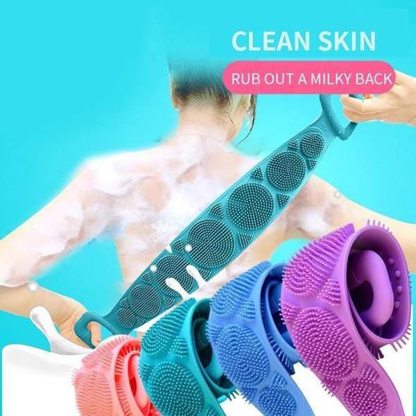 📢📢50% OFF TODAY !! ⏰🧼 Silicone Body Cleansing Brush ✨ Deep Clean, Gentle Exfoliation & Smooth-Looking Skin