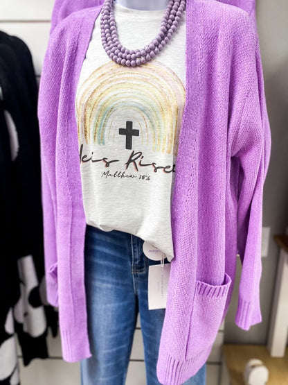 He Is Risen Graphic Tee