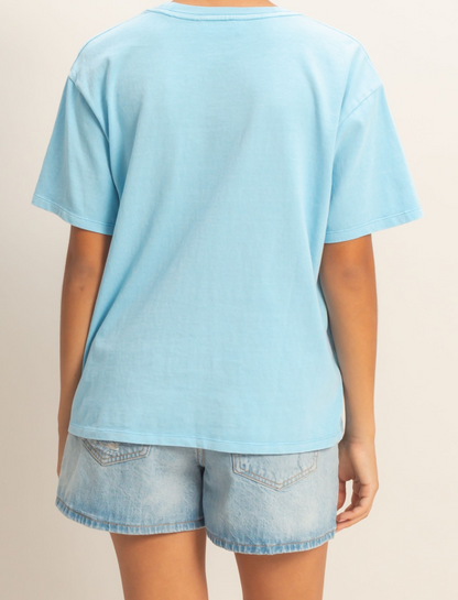 Classic Cotton Crew Tee Blue