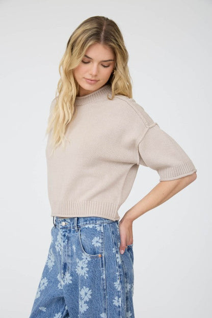Cameron Knit Pullover Steele