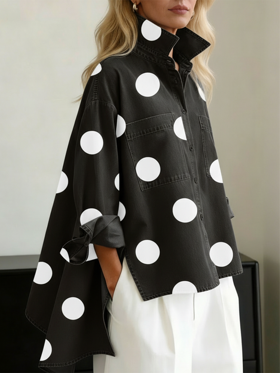 Kelsey - Soft-Touch Embroidered Blouse