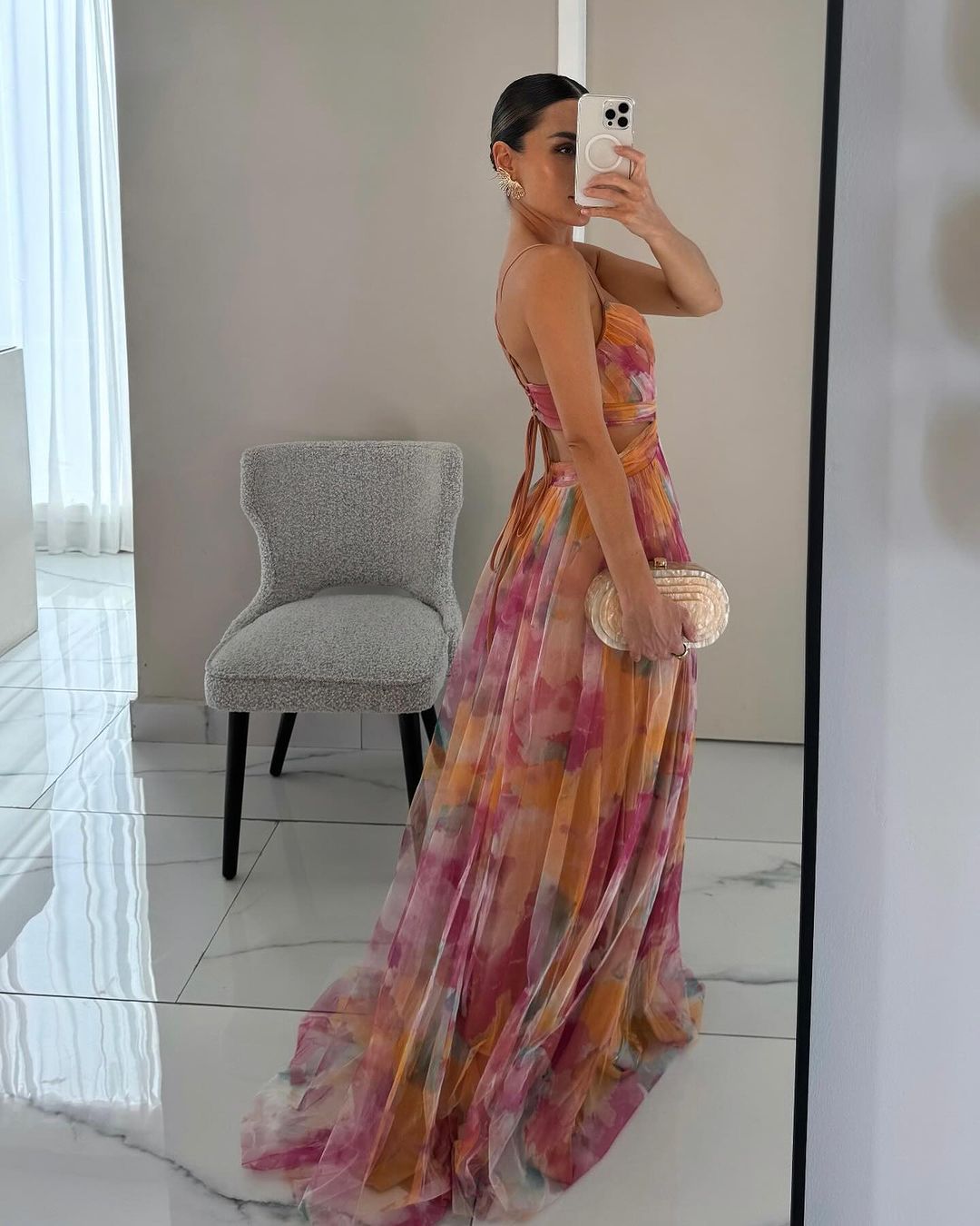Nalina - Flowy Floral Maxi Dress