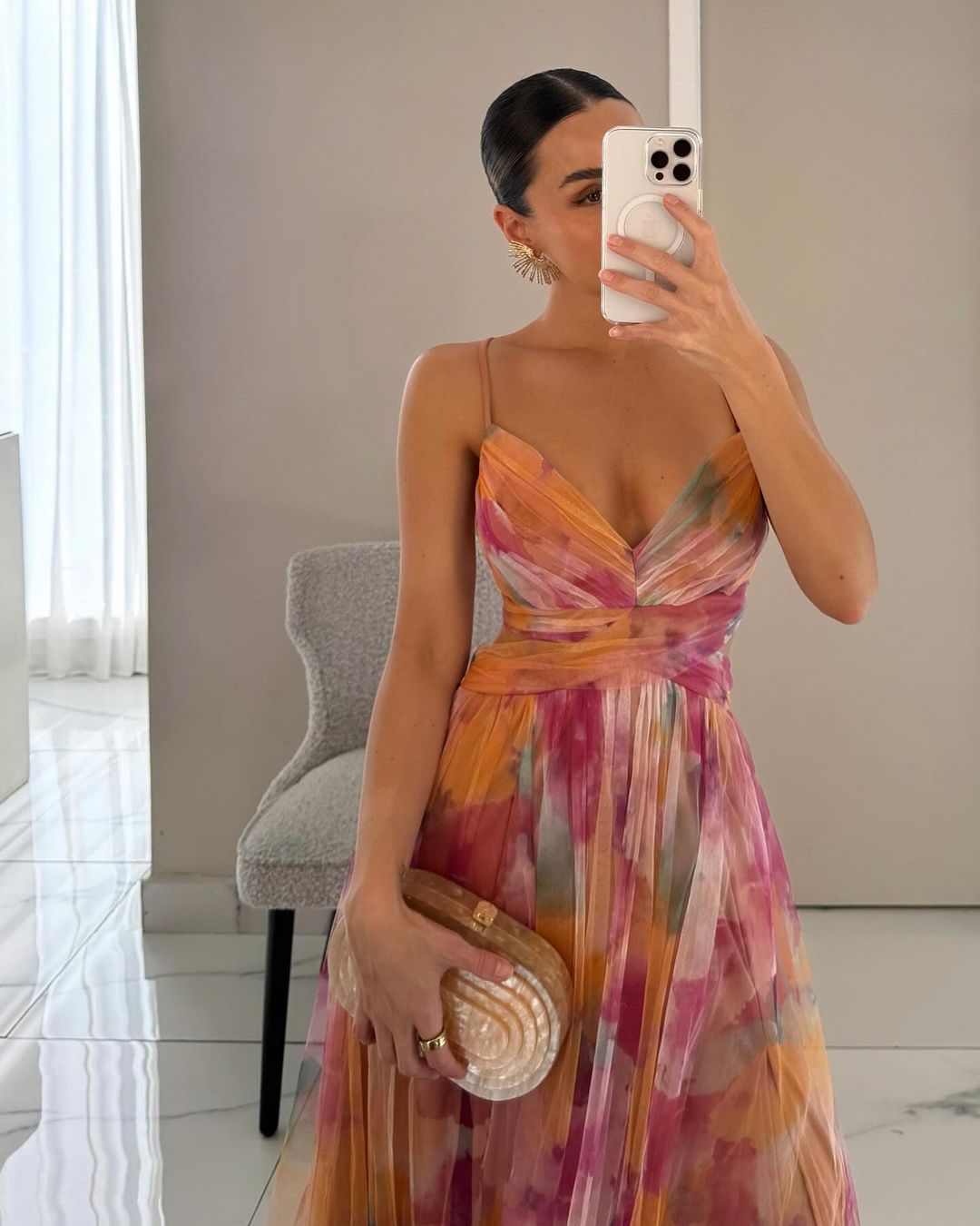 Nalina - Flowy Floral Maxi Dress