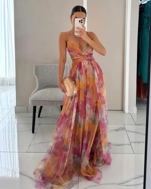 Nalina - Flowy Floral Maxi Dress