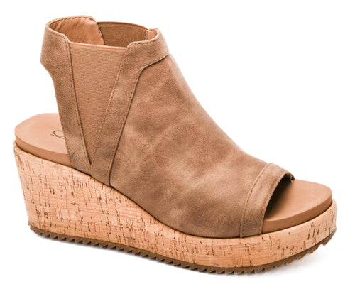 CORKYS Easy Now Taupe Wedge