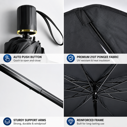 🎁2026 New Arrivals 50% OFF💥50K+ SOLD! Upgraded Car Windshield Sun Shade Umbrella☂️