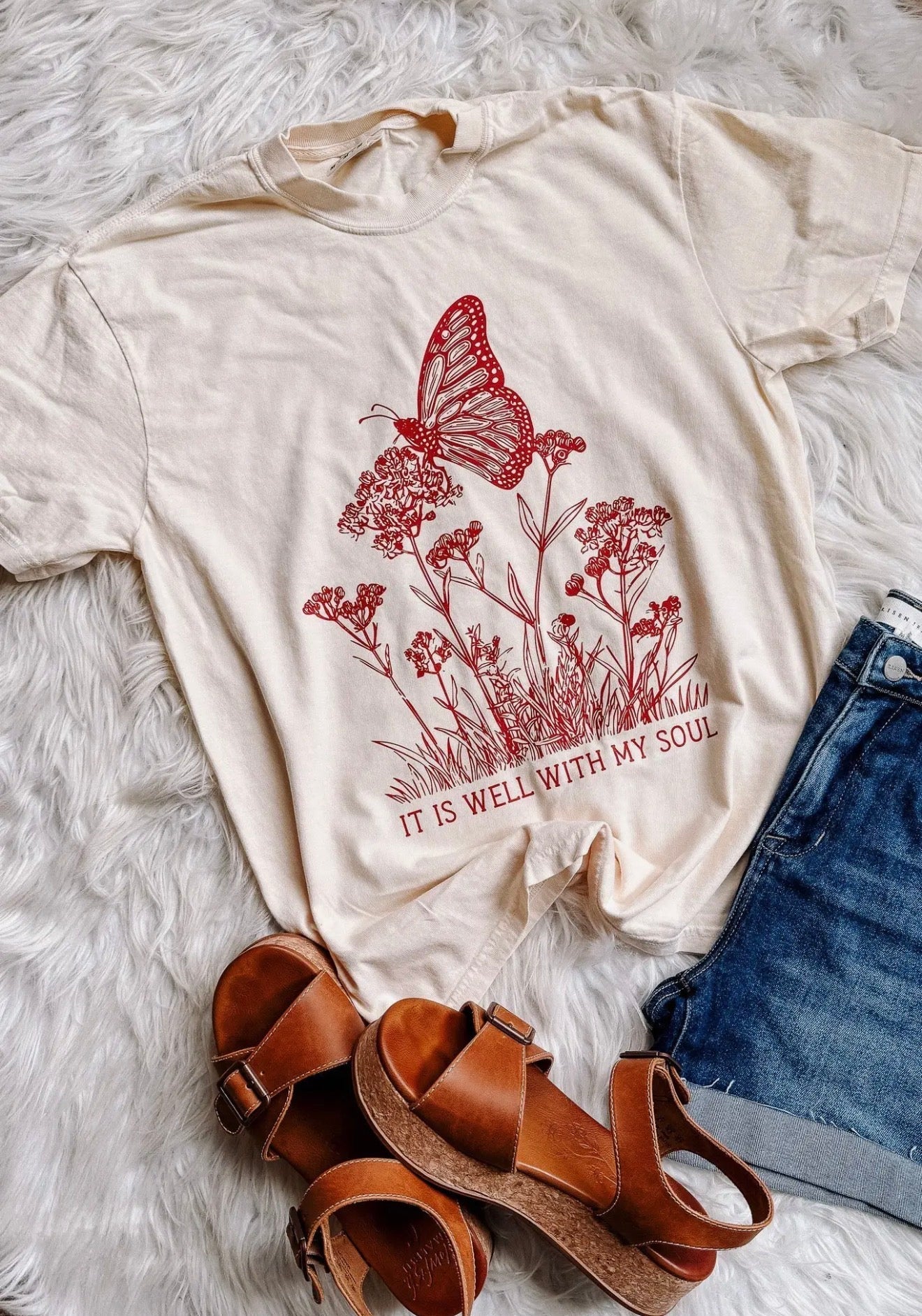 Comfort Colors It Is Well Monarch Tee