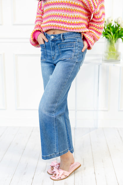 MICA Patch Pocket Crop Denim Jean
