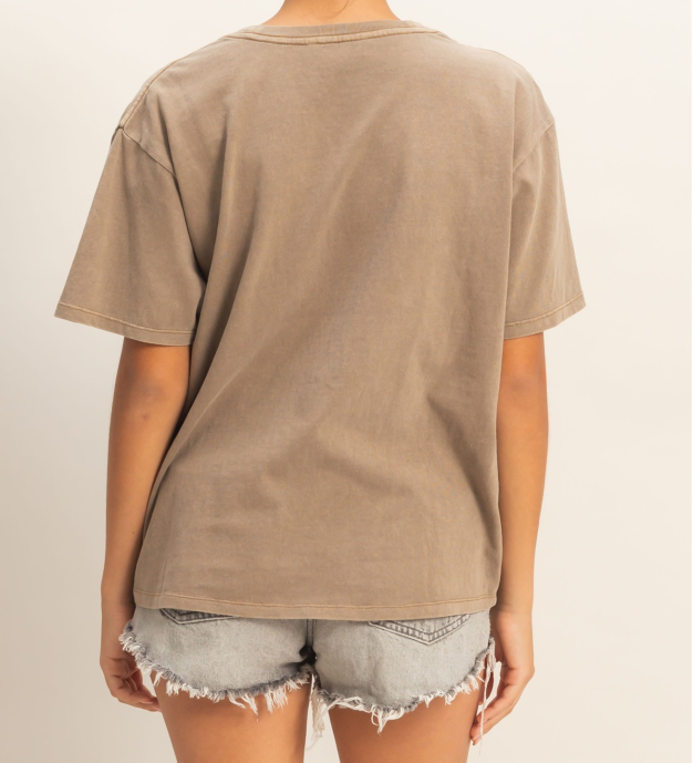 Classic Cotton Crew Tee Mocha