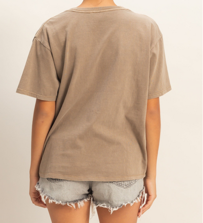 Classic Cotton Crew Tee Mocha