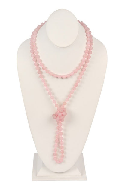 Natural Stone Bead Necklace