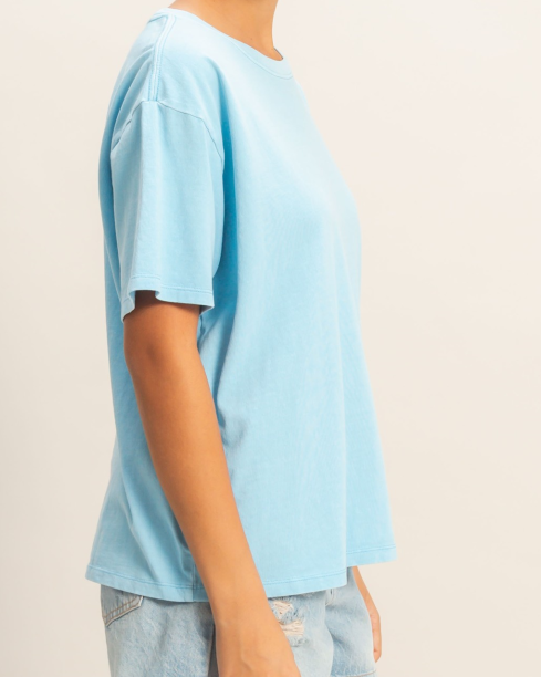 Classic Cotton Crew Tee Blue