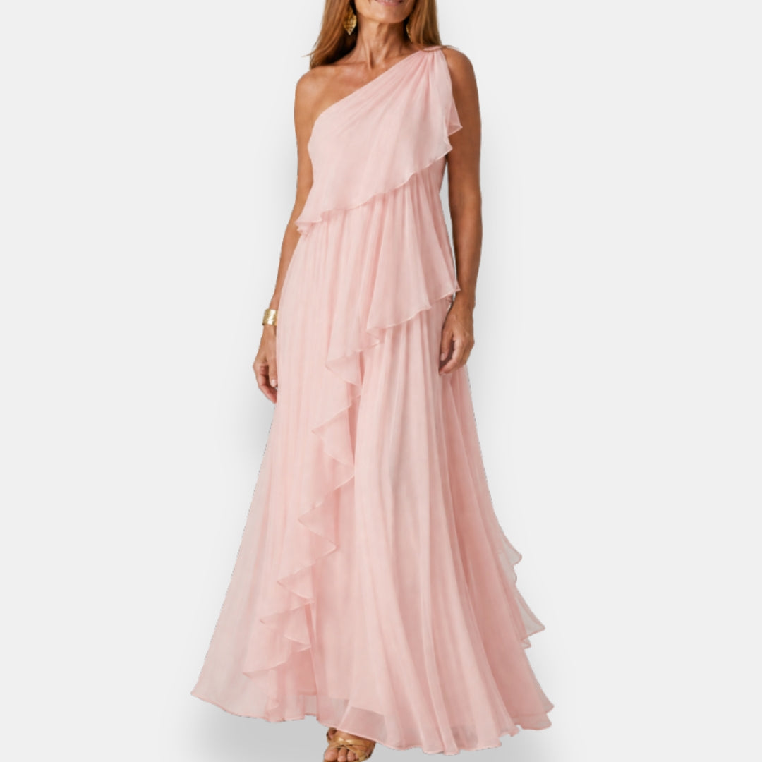 Heloisia - Luxe One-Shoulder Evening Gown