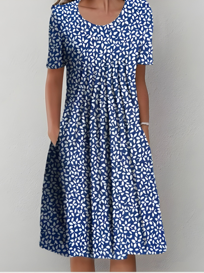 Amelia - Soft-Touch Pleated Dress