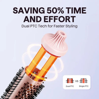 Protective Heated Comb – Gentle Curls Without Damage