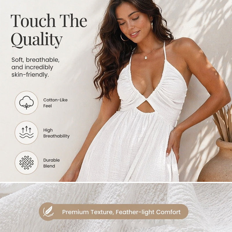 🎁New Arrival 50% OFF💥Women's Summer Sexy V-Neck Maxi Dress