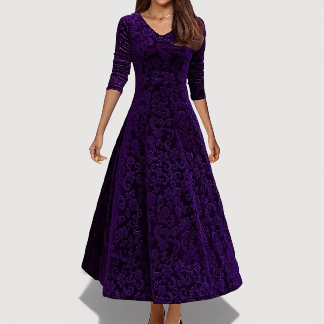 Orliya - Luxe Soft-Touch Evening Dress