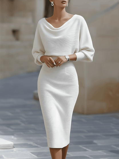 Avalon - Soft-Touch Batwing Midi Dress