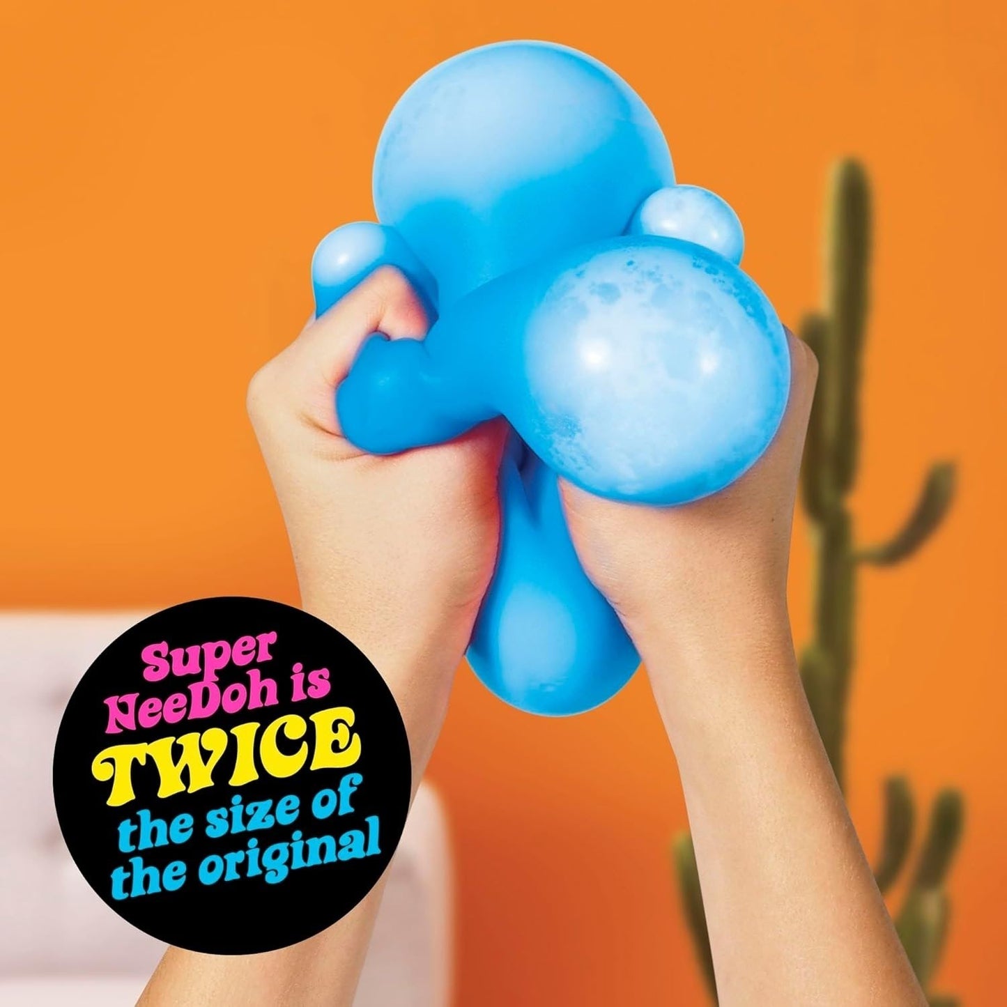 Super NeeDoh – Jumbo Stress Ball – 4.5′′ – Assorted