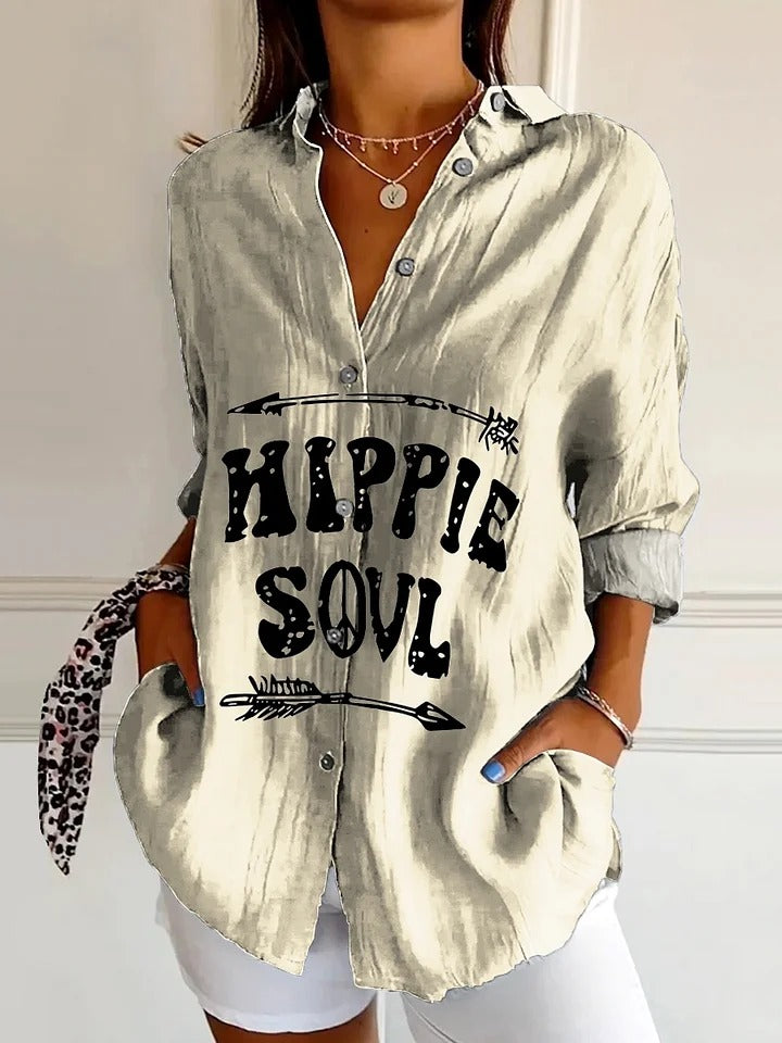 Letter Short Sleeve Crew Neck Boho Dress