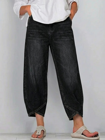 🔥 Women's Casual Simple Denim Cotton Pants
