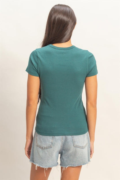 Mineral Wash Classic Tee Teal