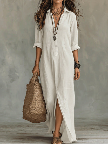 Blythe - Breezy Linen Maxi Dress