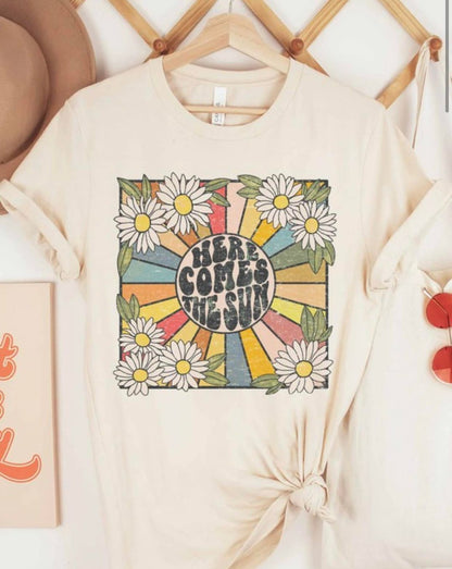 Here Comes The Sun Vintage Graphic Tee
