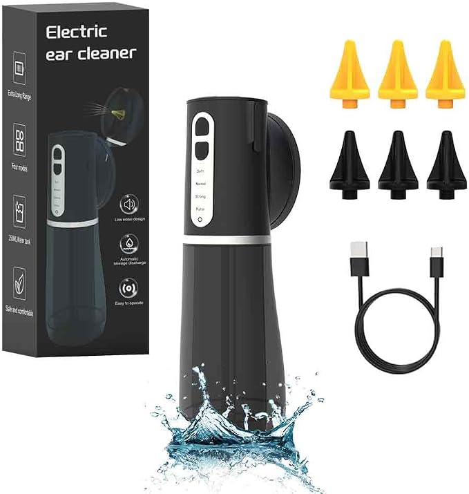 🔥 50% OFF TODAY! 👂✨ Smart Electric Ear Cleaner Kit 💎 Safe, Gentle & Effective Earwax Removal with Waterproof Design