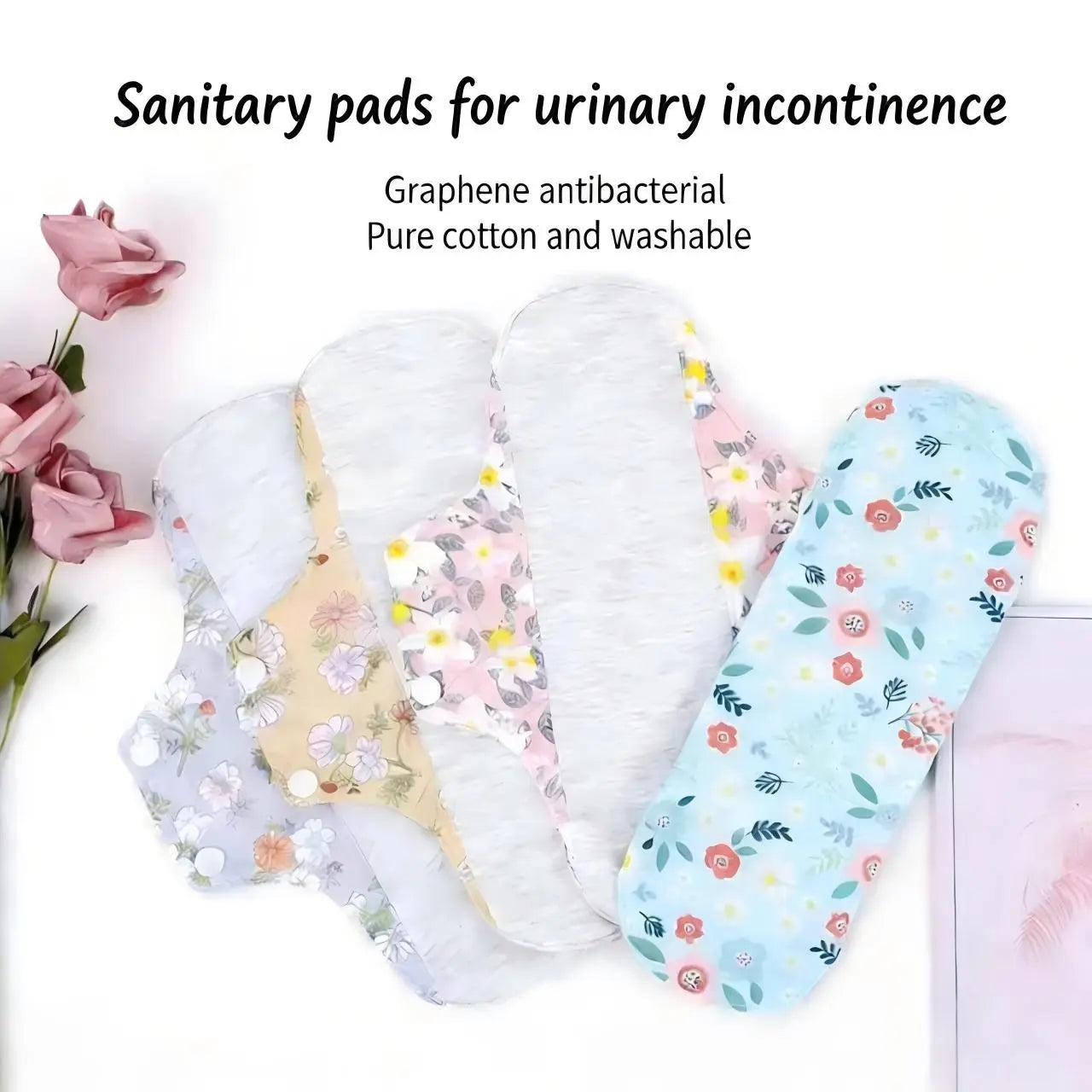 🔥 BUY 1 GET 1 FREE! 💧 Reusable Graphene Incontinence Pad ✨ Leak Protection, Comfortable Fit & Washable Everyday Care