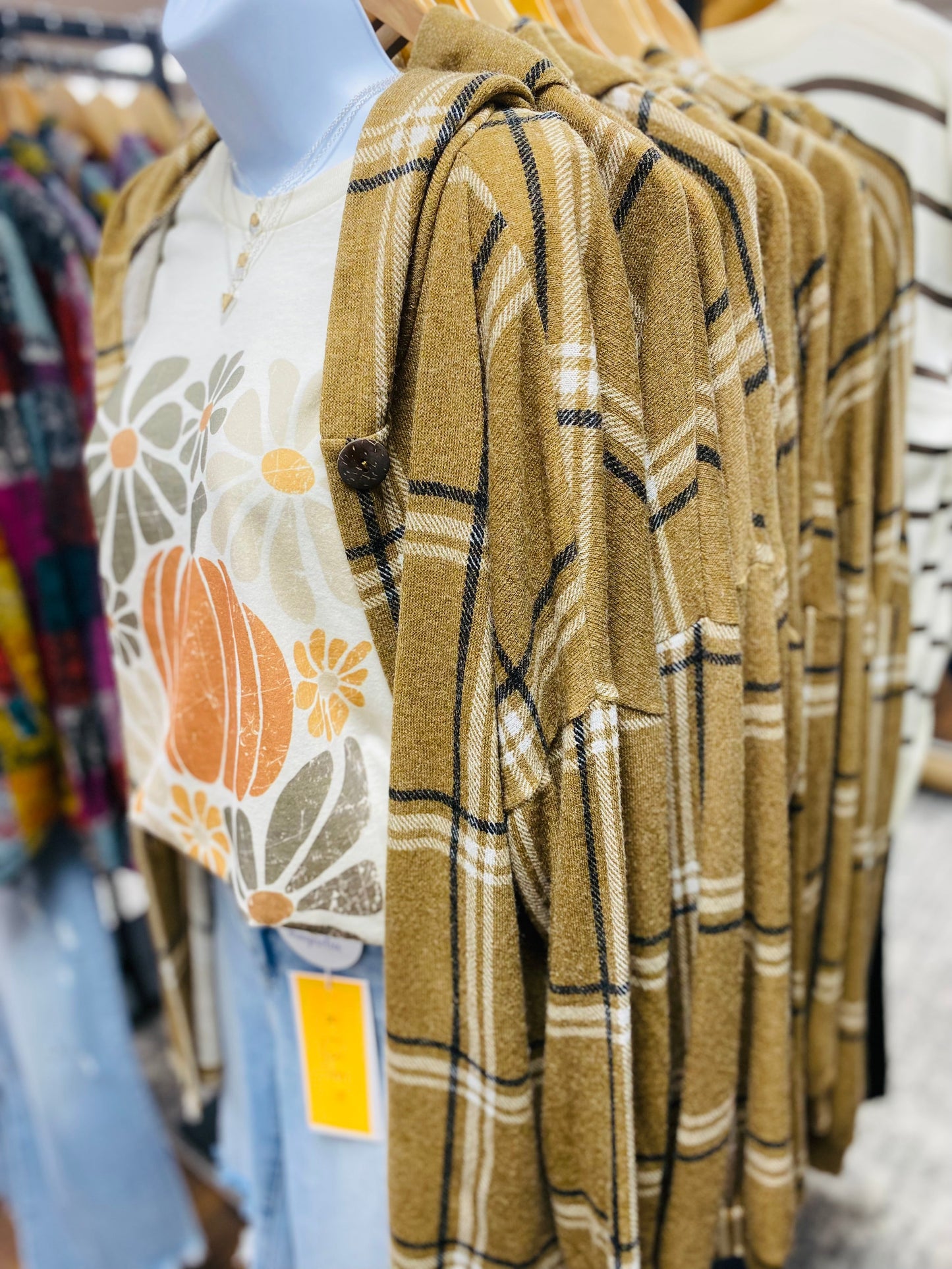 Boho Floral Pumpkin Tee