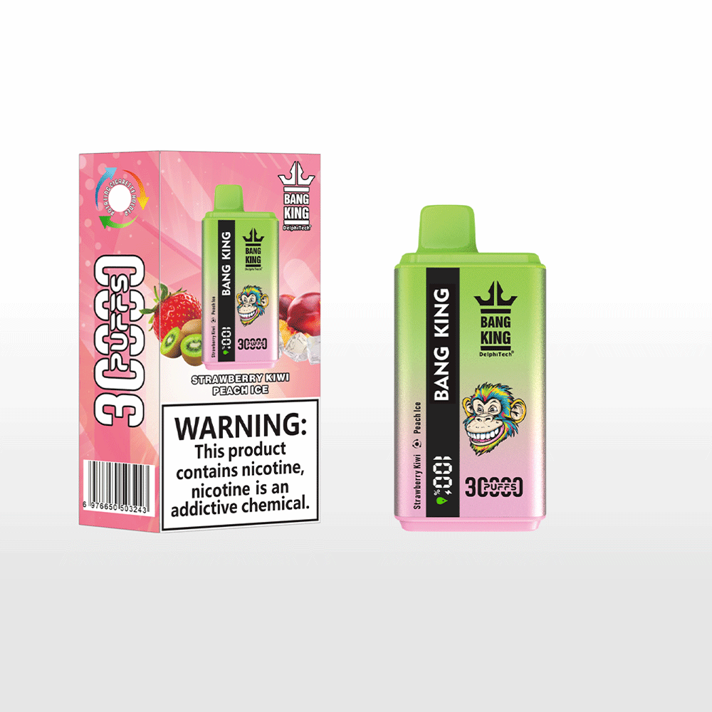 Bang 30000 30k Puffs 0% 2% 3% 5% Nicotine Double Taste  LCD Display Disposable Vape
