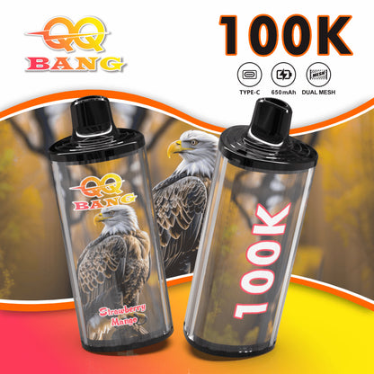 QQ Bang 100000 100K Puffs Dual Mesh Original Rechargeable Disposable Vape