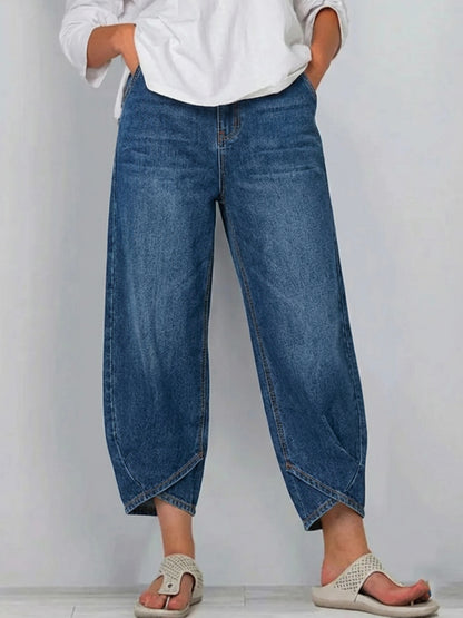 🔥 Women's Casual Simple Denim Cotton Pants