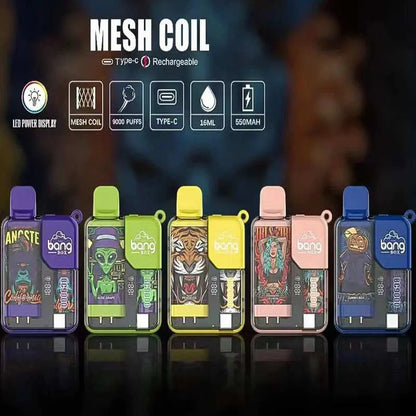 Bang Box 9000 Puffs Original Edition LED Display Disposable Vape