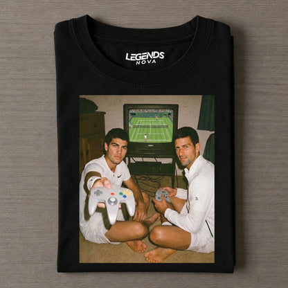 Novak Djokovic vs Carlos Alcaraz Tee