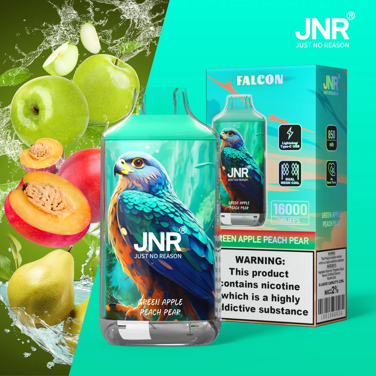 JNR FALON 16000 16K Puffs Original Edition Disposable Vape